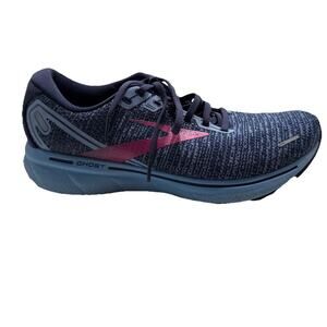 Brooks Ghost 14 Women’s Sz 10M Blue Fuschia Running Shoe Athletic Gym Training
